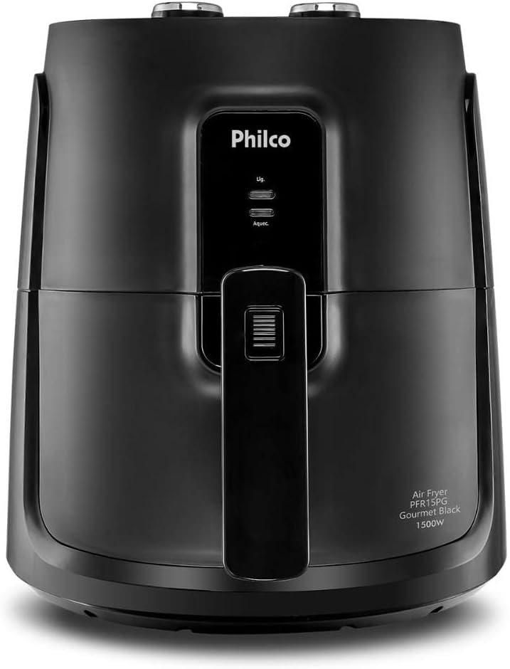 Fritadeira Air Fryer Gourmet Philco 4,4 Litros 1500w Preto - 127v